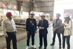 陳村鎮副書記、鎮長容佰輝到科達制造調研慰問