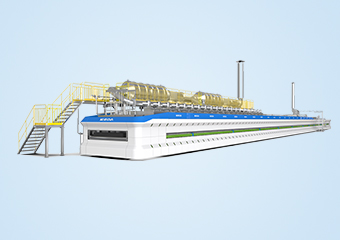 正極材料高溫節能氣氛輥道窯